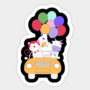 Cute Animals Sticker